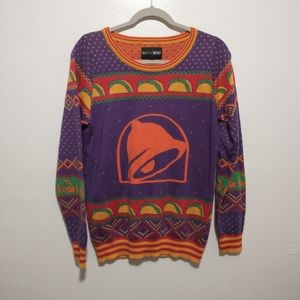 Taco Bell Tipsy Elves Sweater Medium